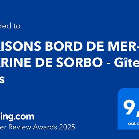 Maisons Bord De Mer- Marine De Sorbo - 3 Epis