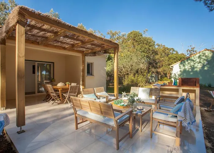 Maisons Bord De Mer- Marine De Sorbo - 3 Epis Pinarellu (Corsica)