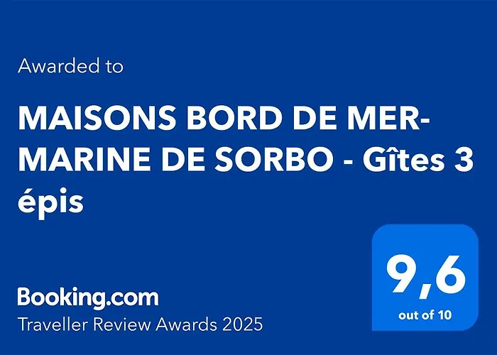 Maisons Bord De Mer- Marine De Sorbo - 3 Epis