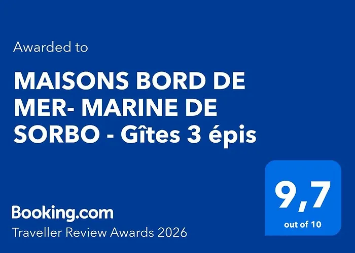 Maisons Bord De Mer- Marine De Sorbo - 3 Epis * Pinarellu (Corsica)